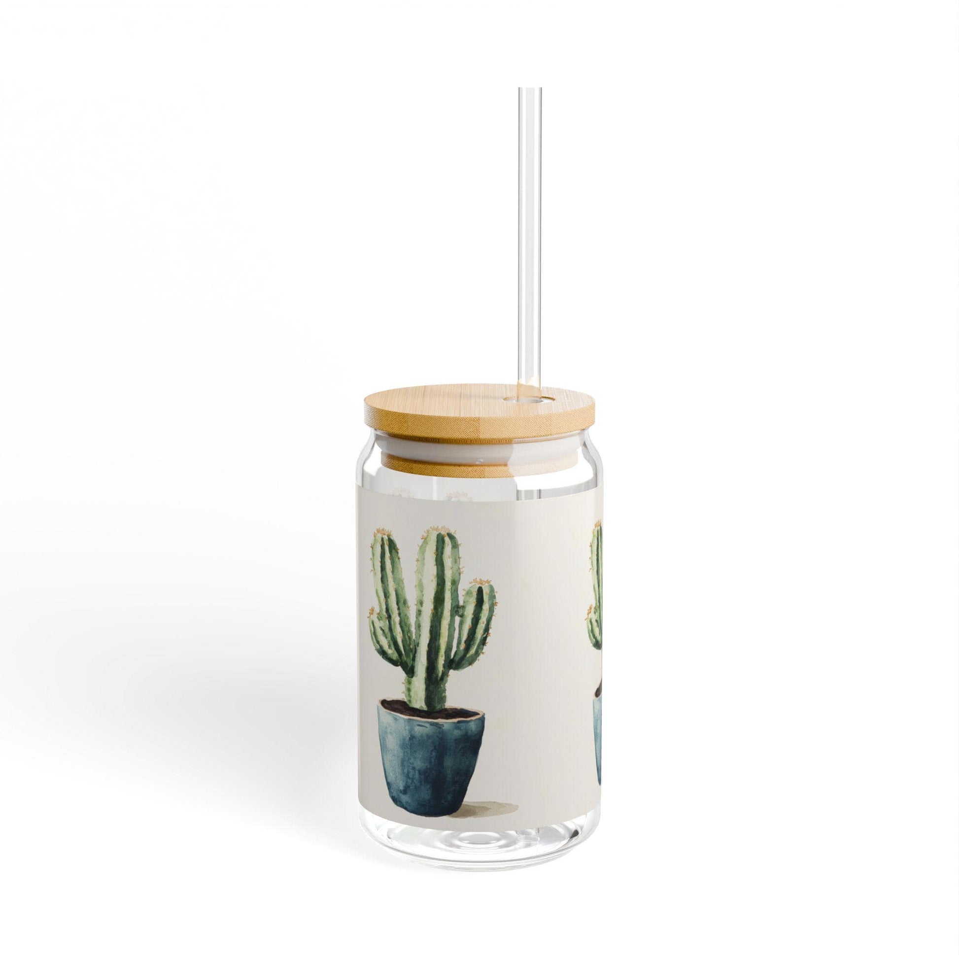 Cactus Sipper Glass, 16oz