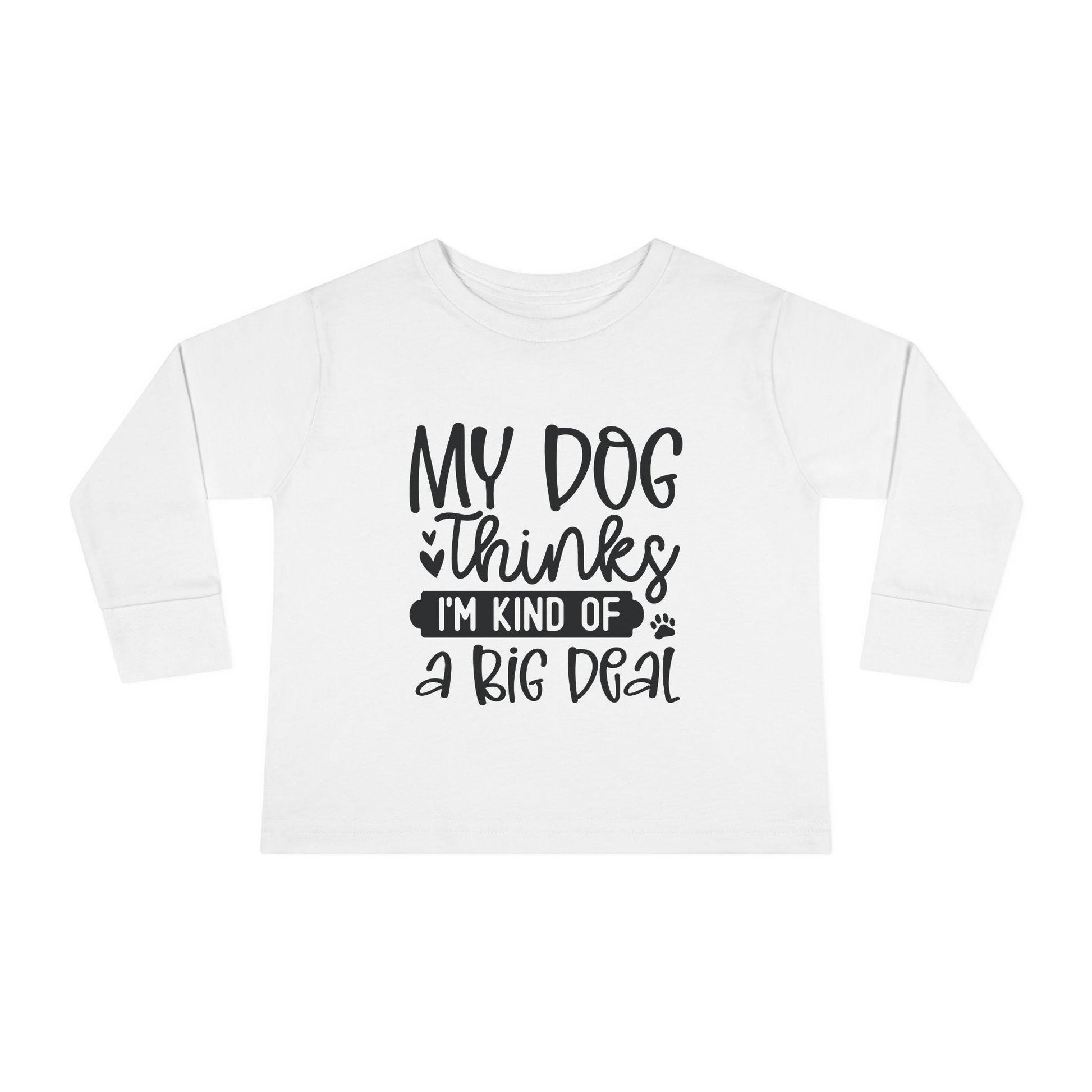 Dog Themed Toddler Long Sleeve, Custom Toddler Shirt, Baby Long Sleeve, Popular Kid Shirt, Dog Lover Kid Shirt, Custom Kid Shirt