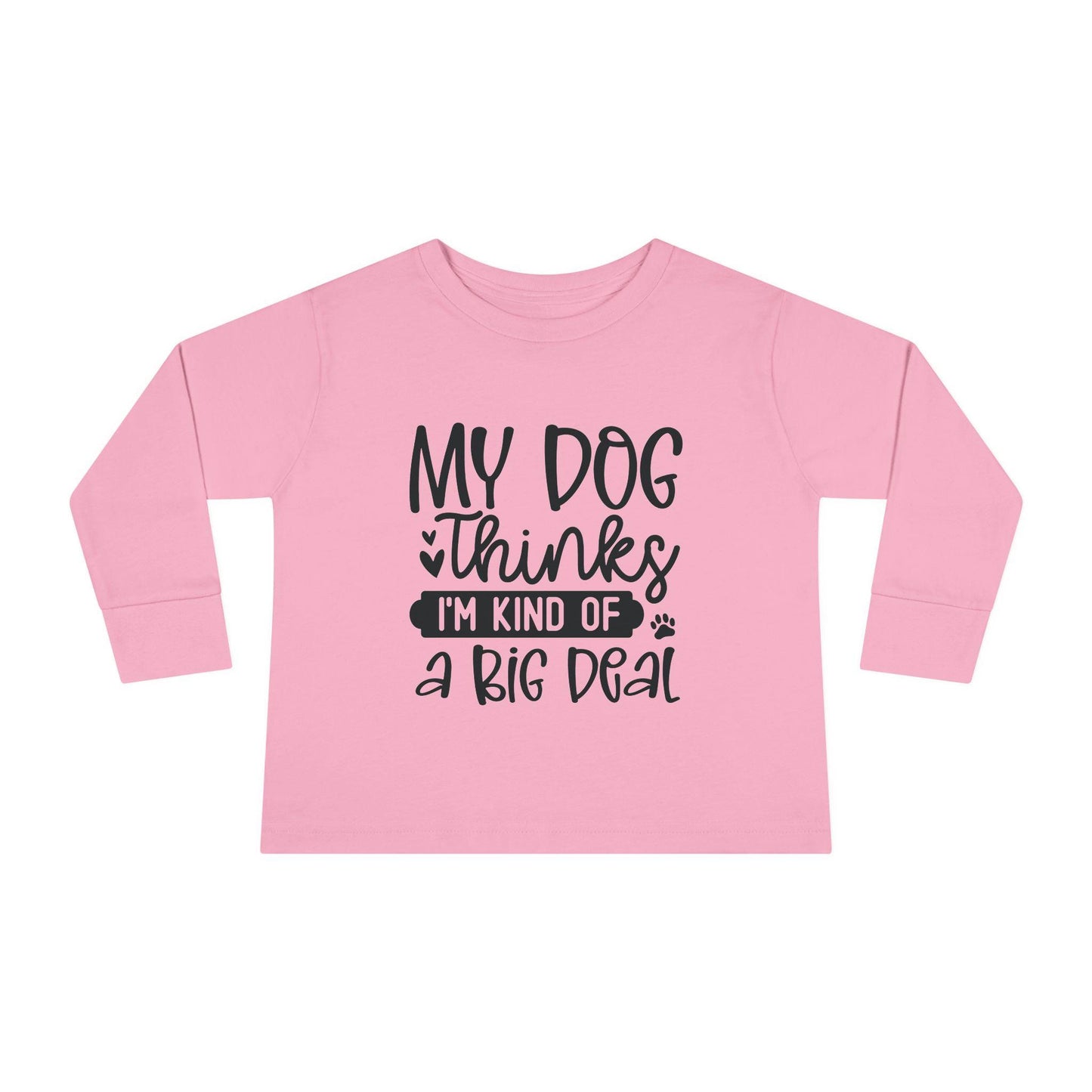 Dog Themed Toddler Long Sleeve, Custom Toddler Shirt, Baby Long Sleeve, Popular Kid Shirt, Dog Lover Kid Shirt, Custom Kid Shirt