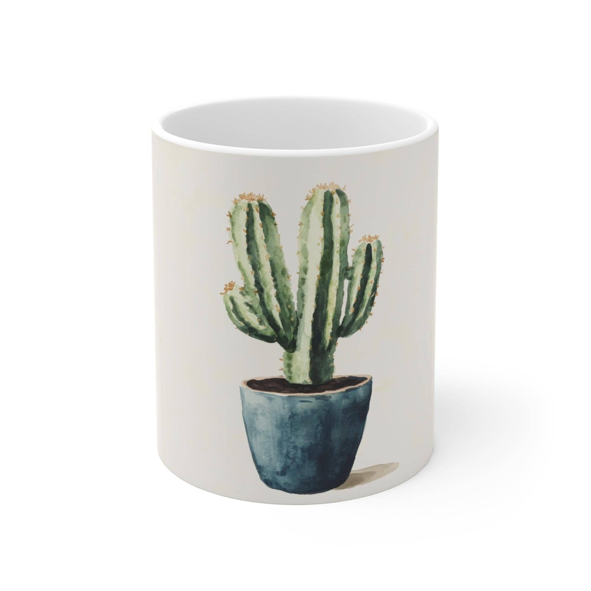 Custom Designed Modern Cactus Mug 11oz