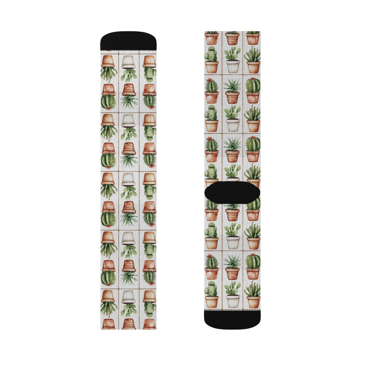 Fun Trendy Cactus Socks