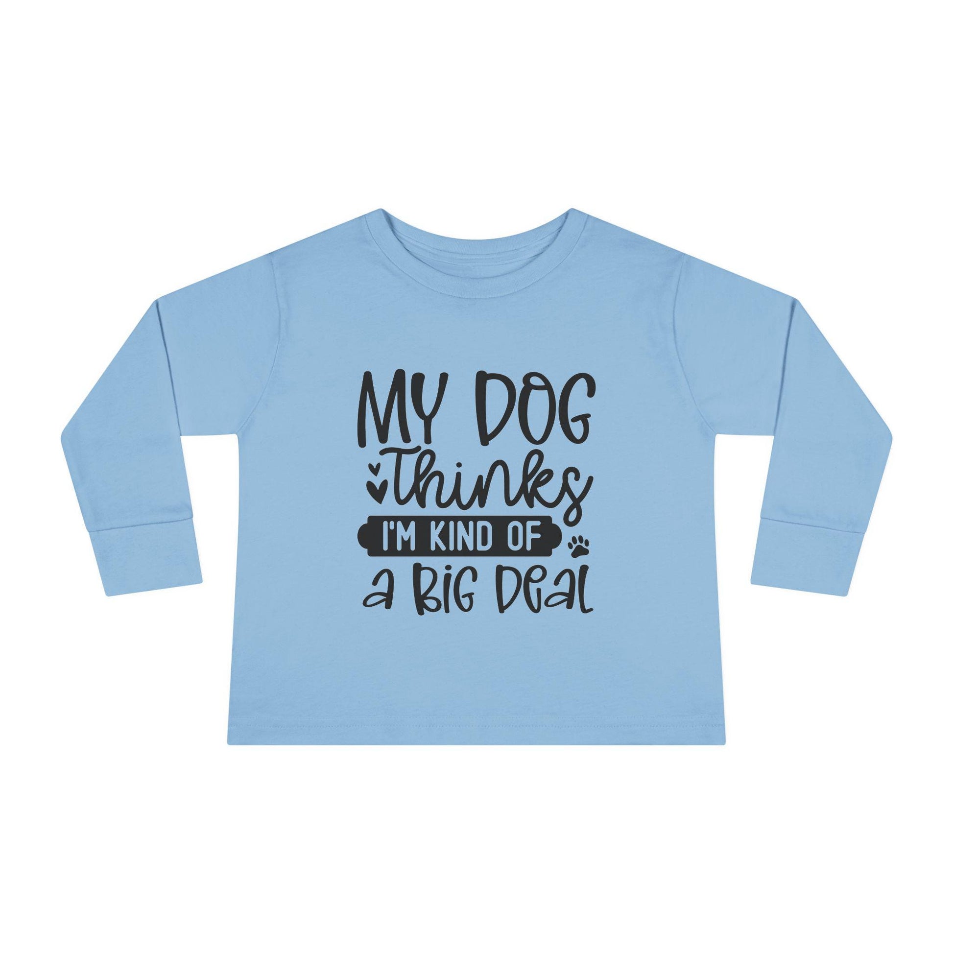 Dog Themed Toddler Long Sleeve, Custom Toddler Shirt, Baby Long Sleeve, Popular Kid Shirt, Dog Lover Kid Shirt, Custom Kid Shirt